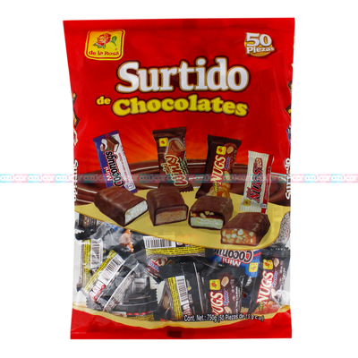 SURTIDO MINI CHOCOLATES 12/50