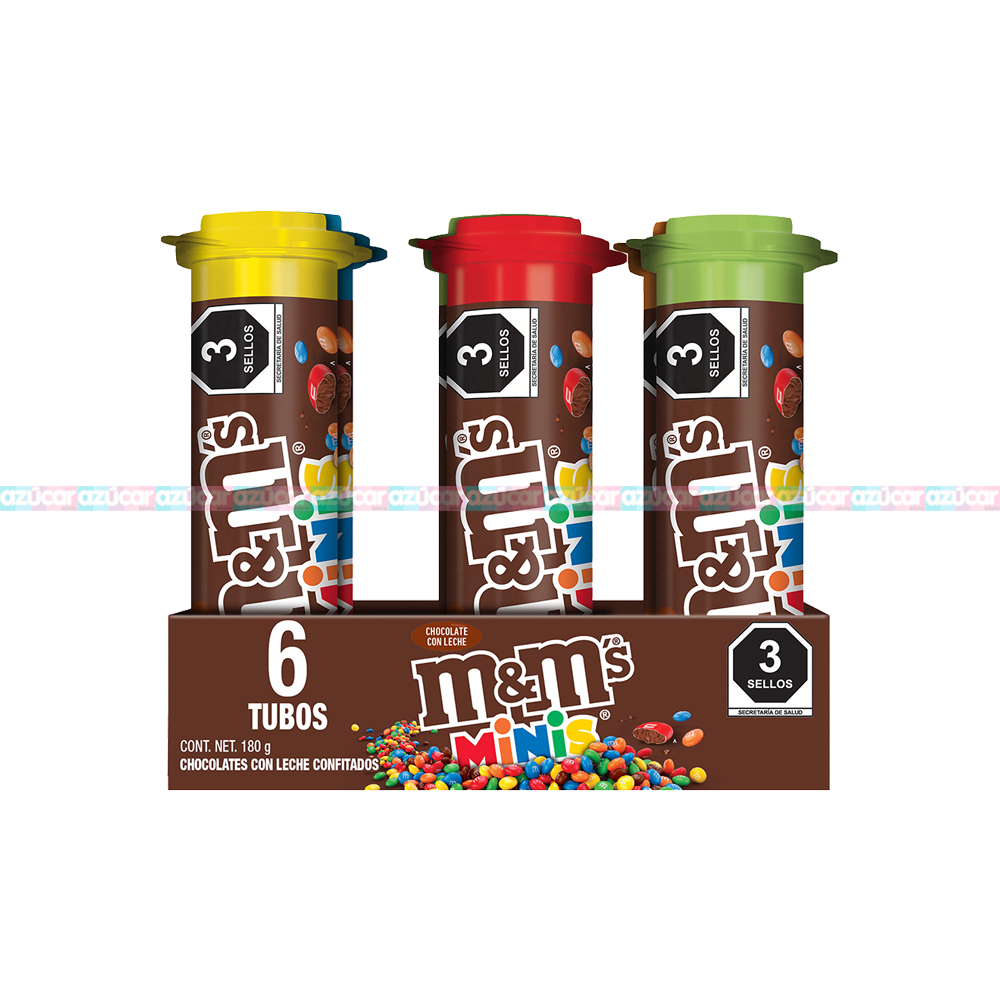 M&M MINI TUBOS 30G 24/6