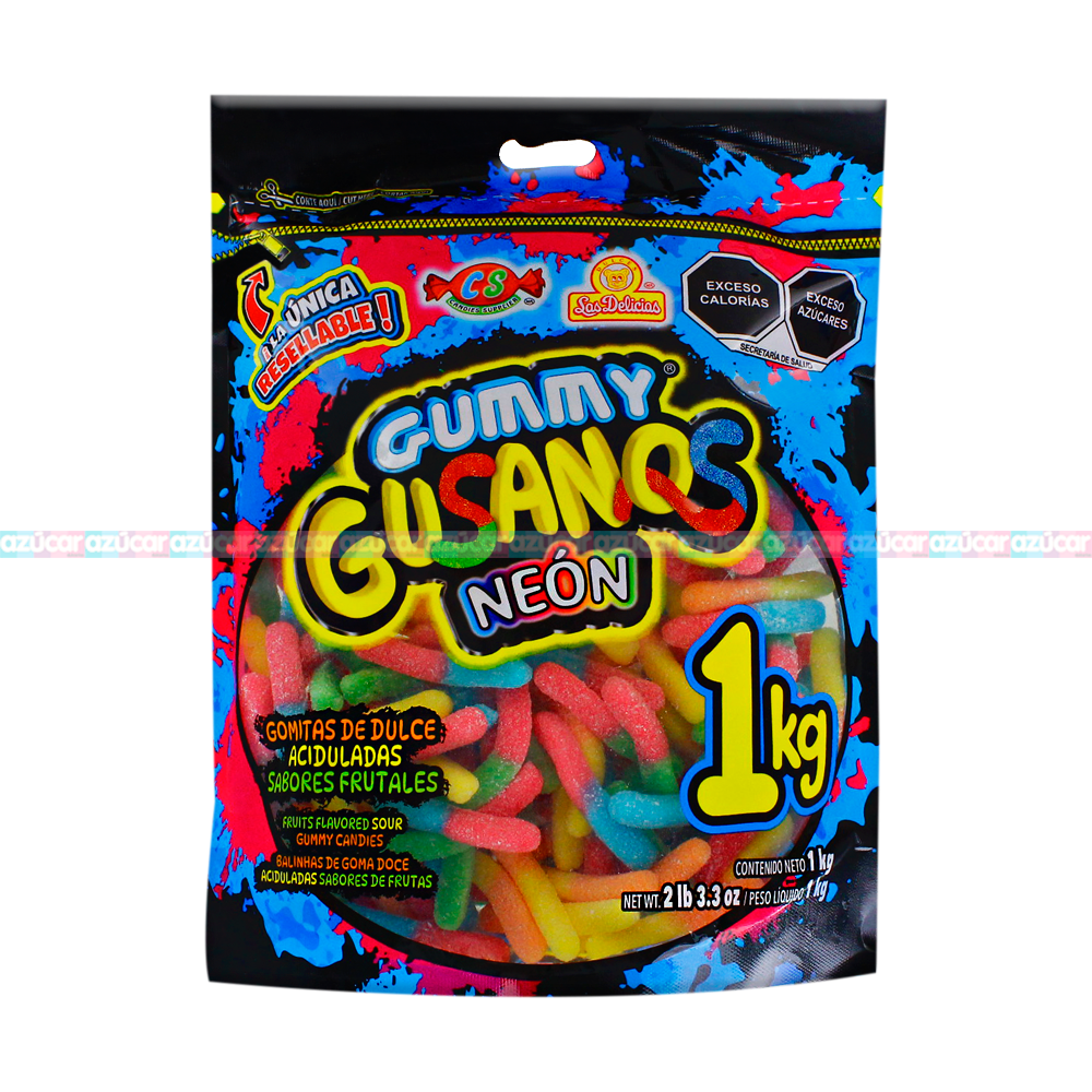 GUSANOS NEON 10/1 KG