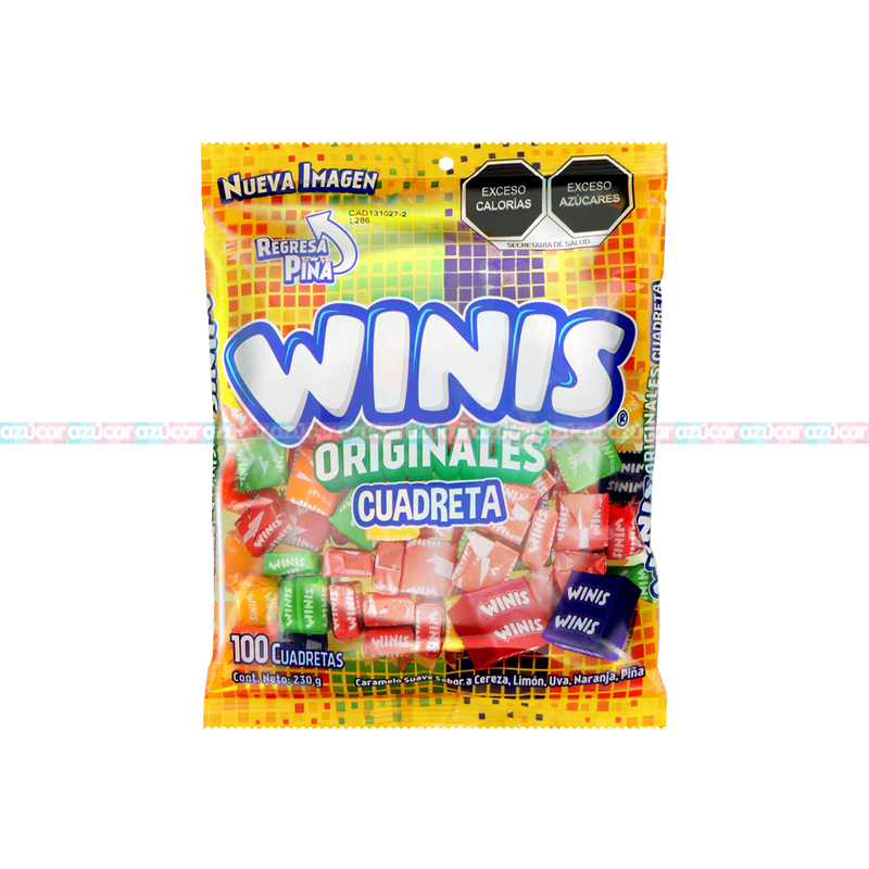 WINIS ORIGINAL CUADRETA 24/100 PZA