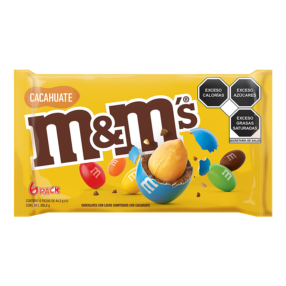 M&M CACAHUATE 32/6