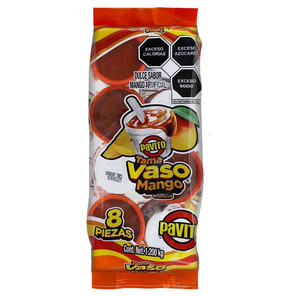 PAVITO VASO MANGO 16/8
