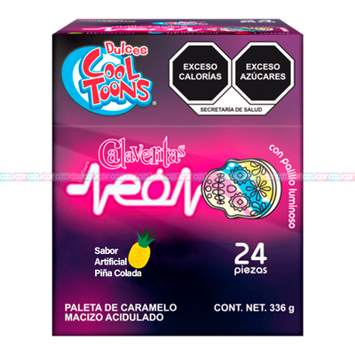 CALAVERA NEON 24/24PZA