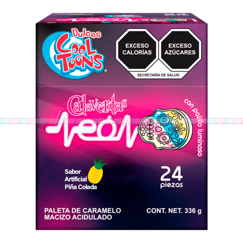 CALAVERA NEON 24/24PZA