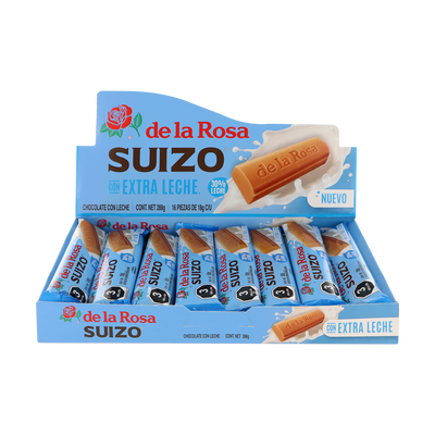 CHOCO SUIZO EXTRA LECHE 20/16PZA