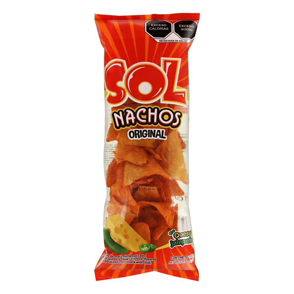 SOL NACHOS ORIGINAL 40/100GRS