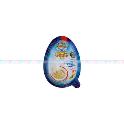 HUEVO PLASTICO PAW PATROL 8/6