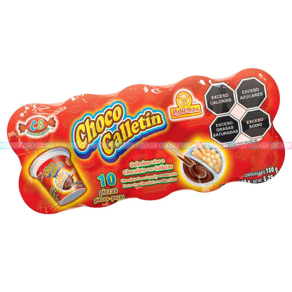 CHOCO GALLETIN 20/10 PZS