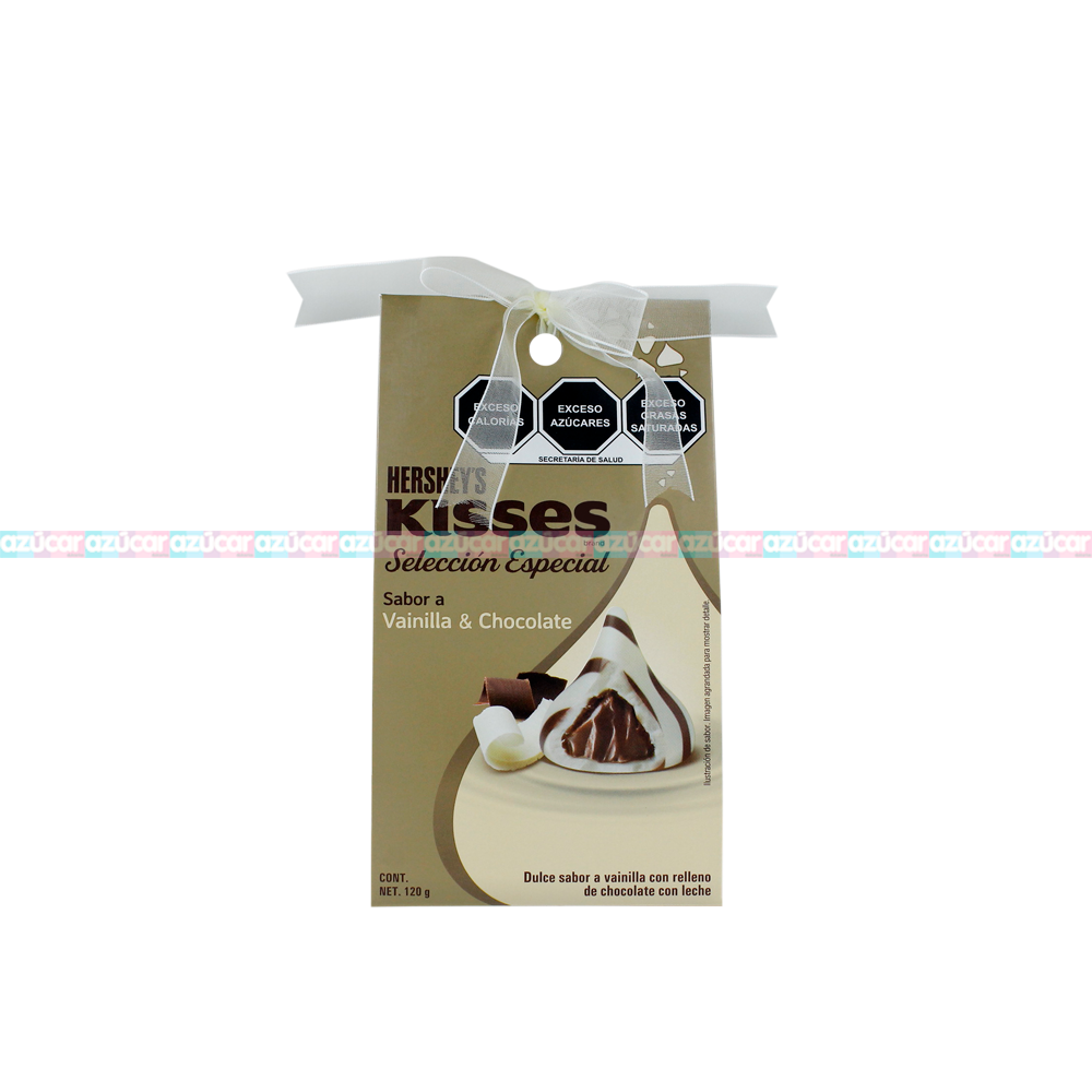 KISSES VAINILLA CHOCOLATE 6/120G
