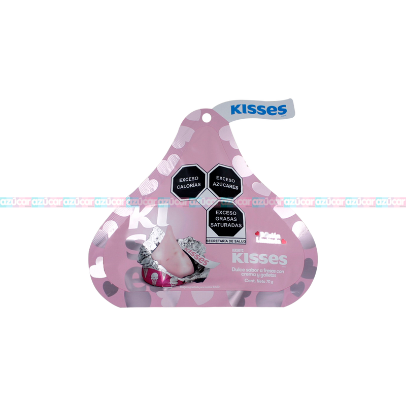 KISSES SV FRESA CREMA 18/70G