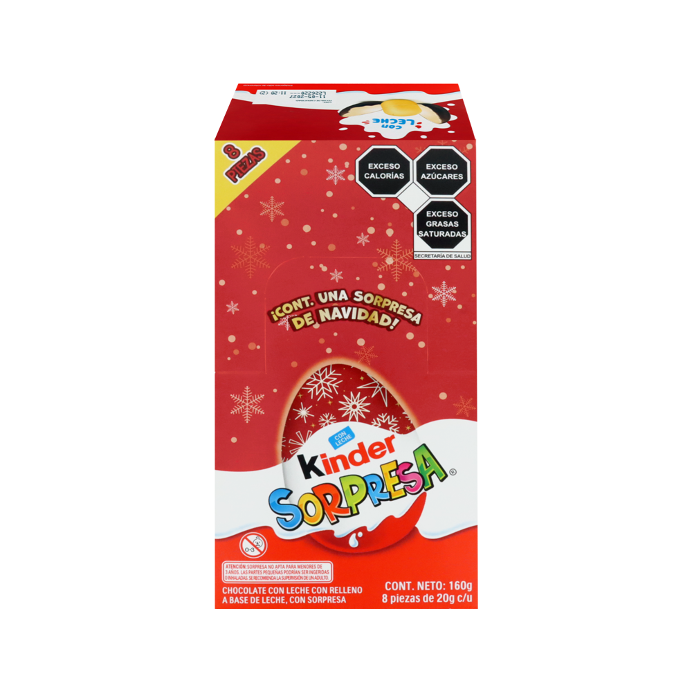 KINDER NAVIDAD T-8 12/8PZ