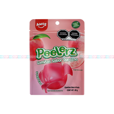 PEELERZ GOMITAS DURAZNO 6/8 PZA
