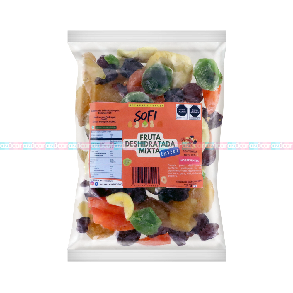 FRUTA DESHIDRATADA MIXTA 12/1 KG