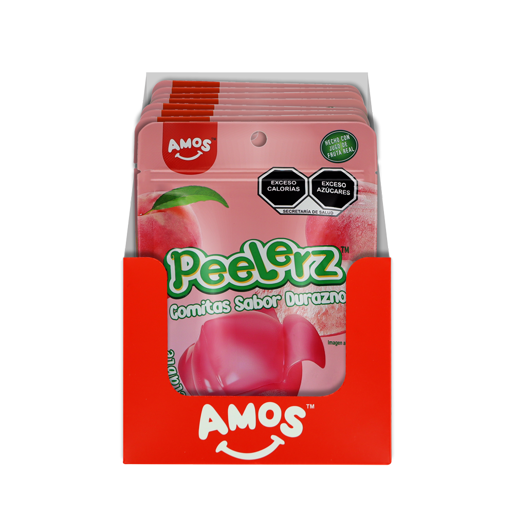 PEELERZ GOMITAS DURAZNO 6/8 PZA