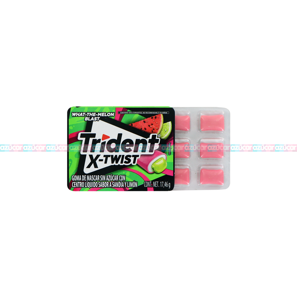TRIDENT X TWIST SANDIA LIMON 18/8
