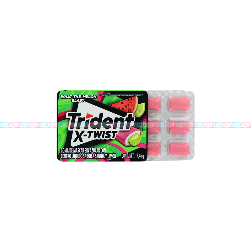 TRIDENT X TWIST SANDIA LIMON 18/8