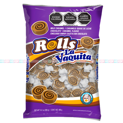 ROLLS VAQUITA CHOC 20/400 GRS