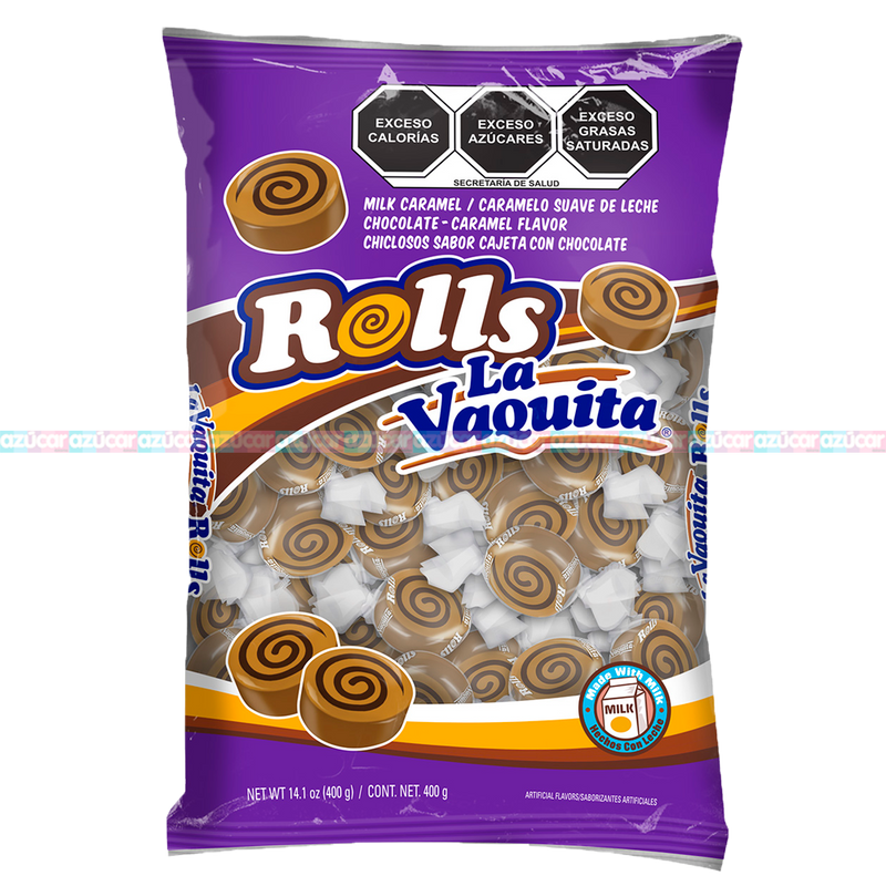 ROLLS VAQUITA CHOC 20/400 GRS