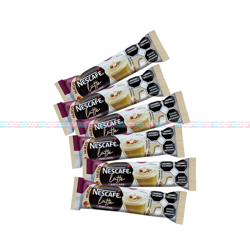 NESCAFE LATTE AVELLANA 6/6 20g