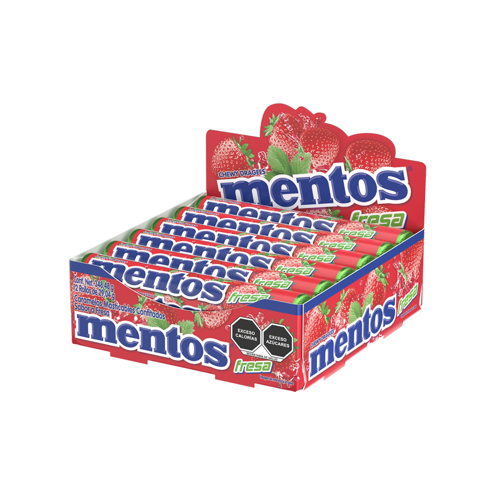 MENTOS FRESA 16/12