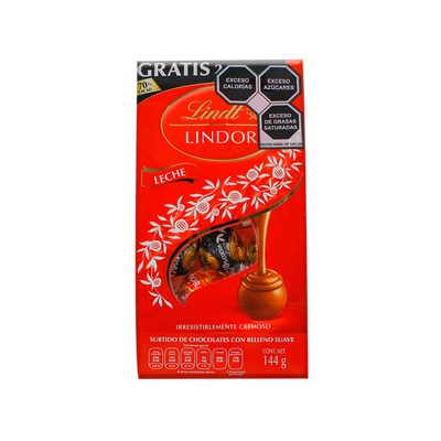 LINDOR BOLSA LECHE 12/120 G