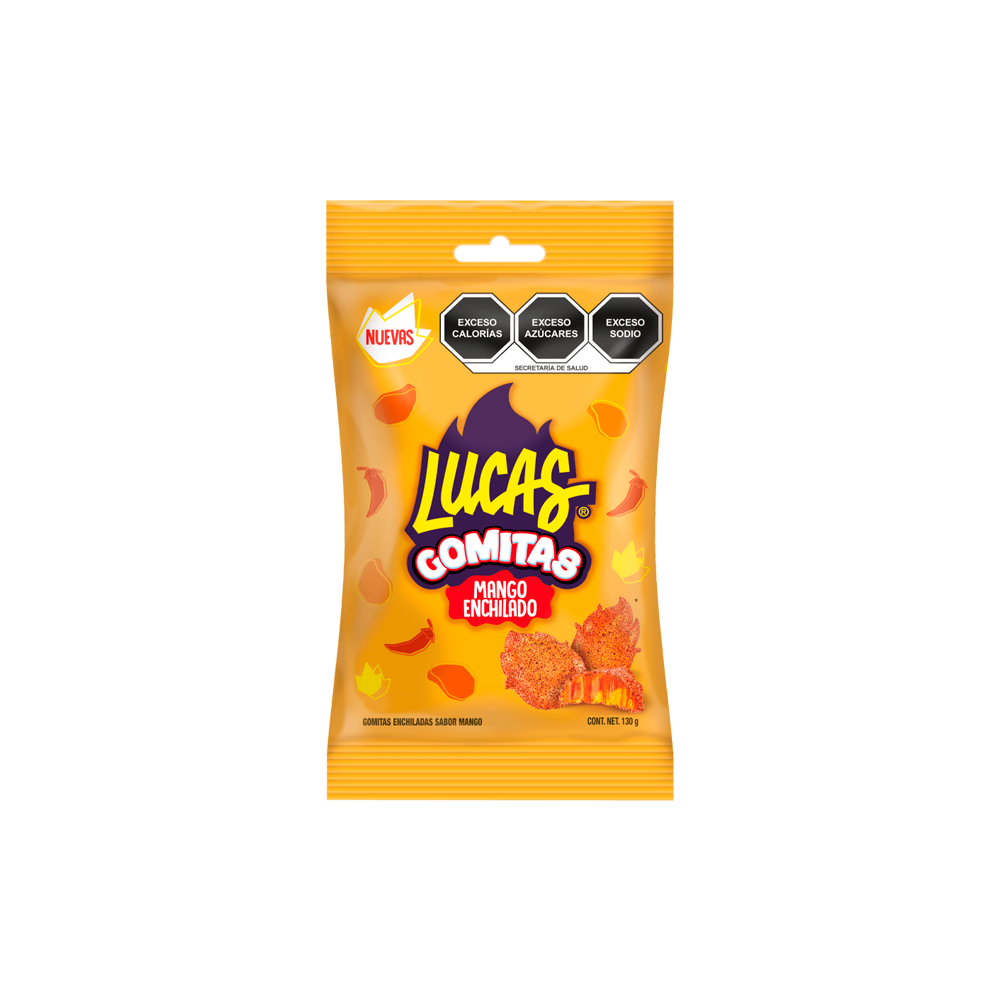 LUCAS GOMITAS MANGO 130G C/12