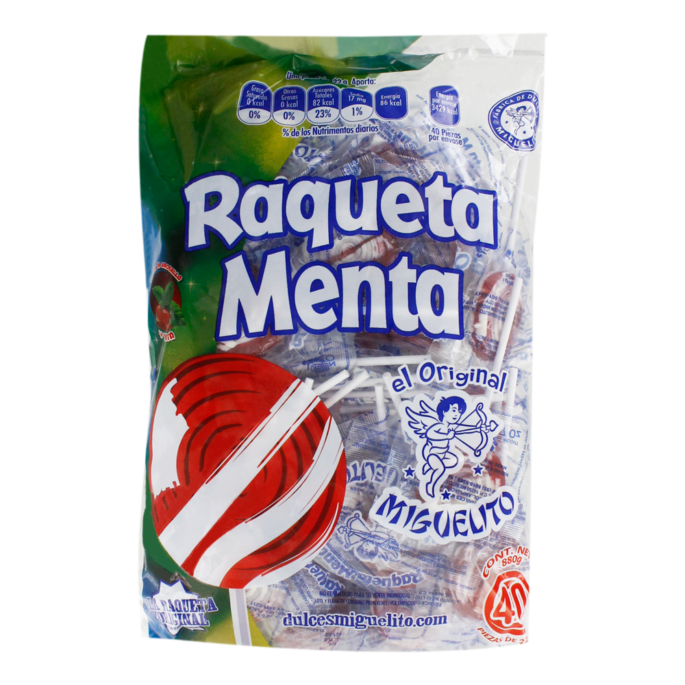 PALETA RAQUETA MENTA 20/40
