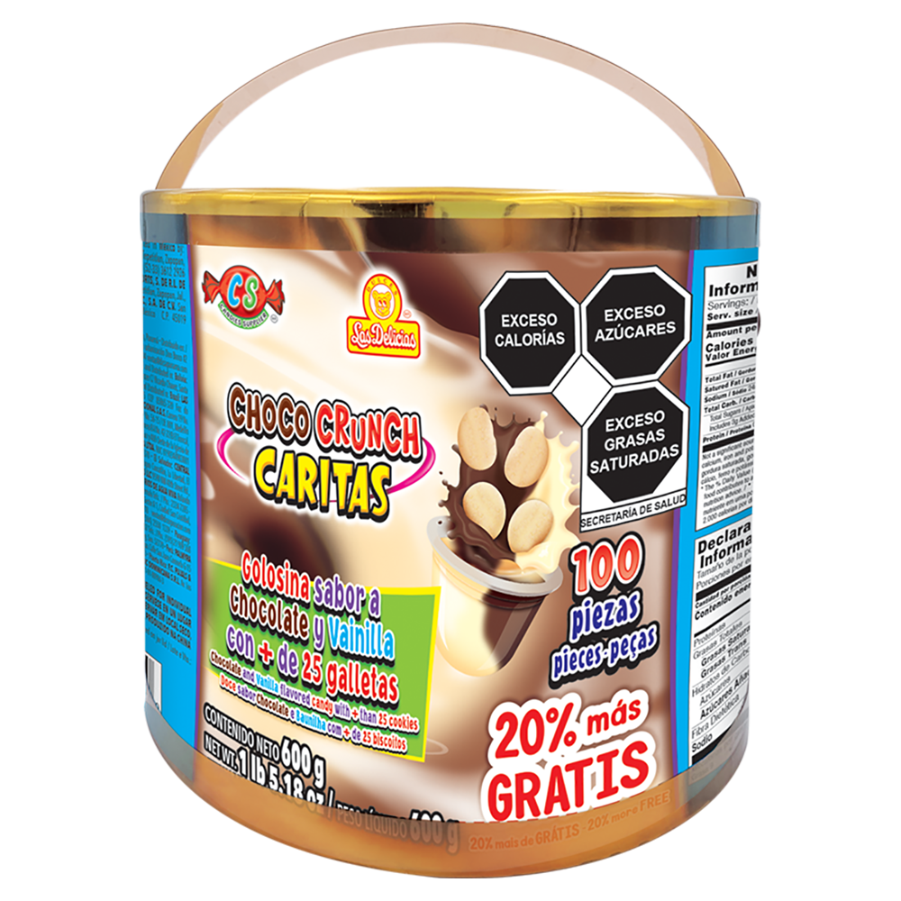 CHOCO CRUNCH CARITAS 12/100