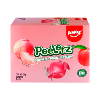 PEELERZ GOMITAS DURAZNO 6/8 PZA