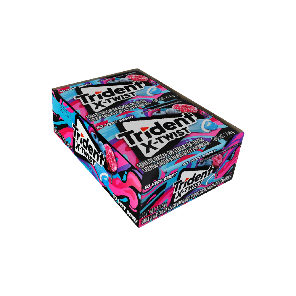 TRIDENT X TWIST BLUEBERRY 18/8
