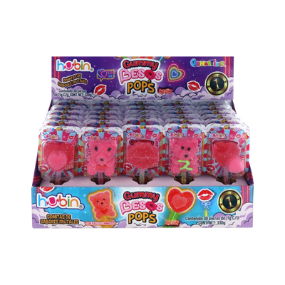GUMMY FRUTI, BSOS ,ANIMALES POPS 16/30PZA