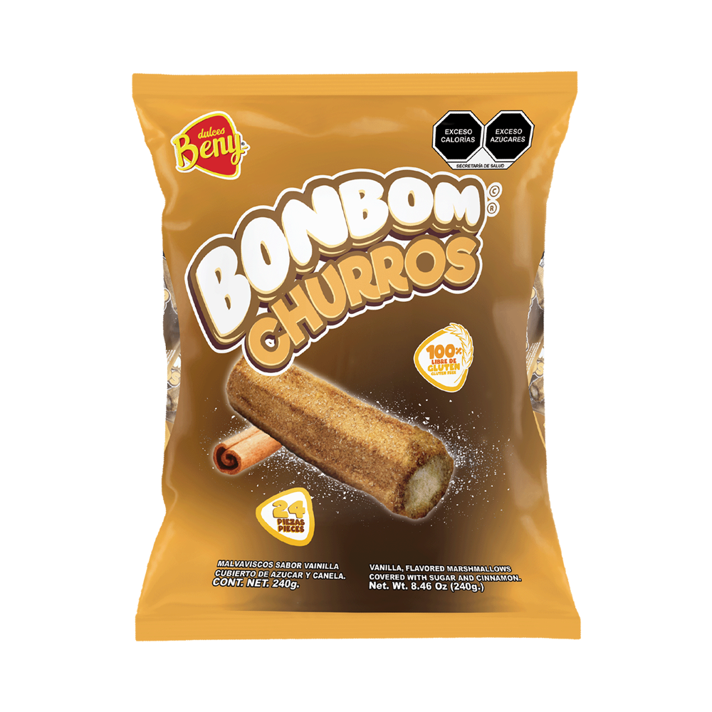 BENY BOMBOM CHURRO 12/24 PZA