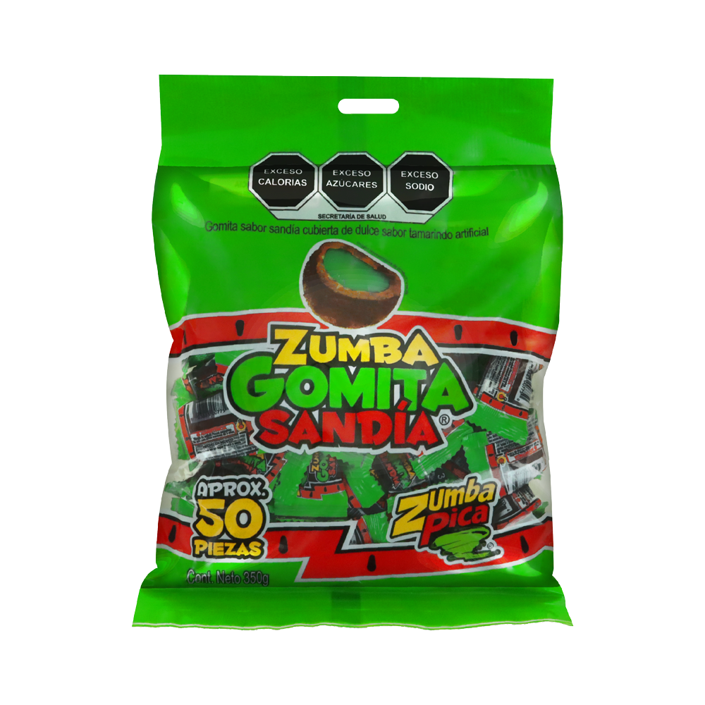 ZUMBA GOMITA SANDIA 24/50PZA