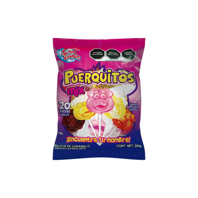 PUERQUITOS MIX 24/20PZA