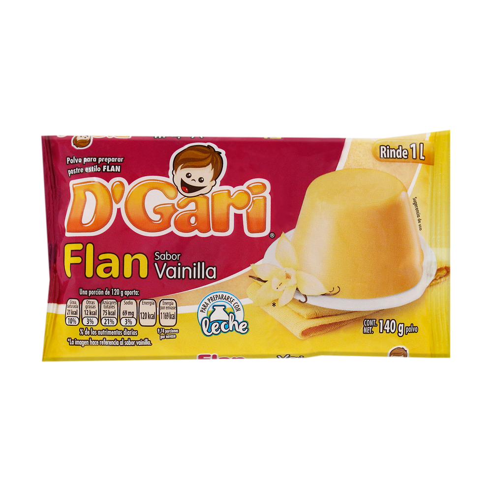 GARI FLAN VAINILLA 50/115 GRS
