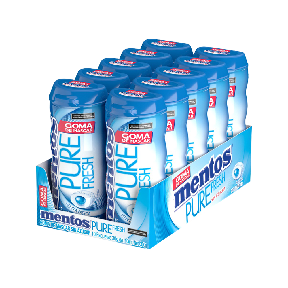 MENTOS GUM MENTA  6/10