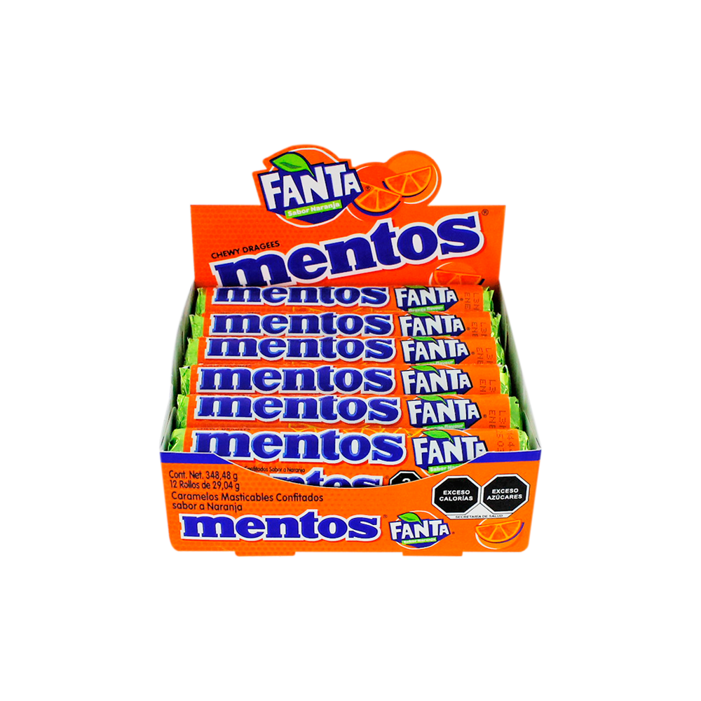 MENTOS FANTA 16/12PZA