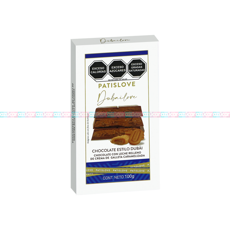 BARRA DE CHOC EST DUB CARAMELO 10/100GR