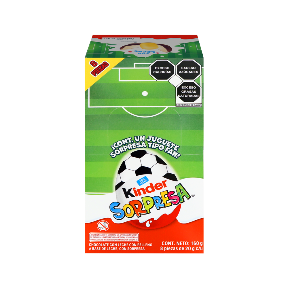 KINDER MUNDIAL MEX 12/8PZA