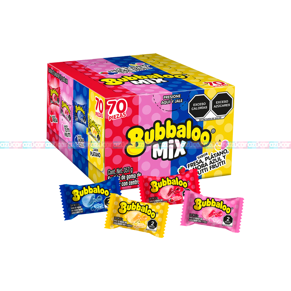 BUBBALOO MIX SWEET 32/70 – Azúcar Dulcerías