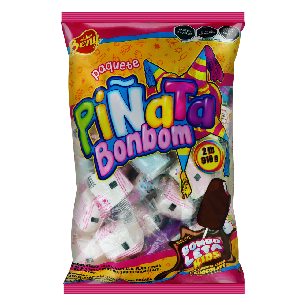 BENY PIÑATA PAQ. BOMBOM 6/910GRS
