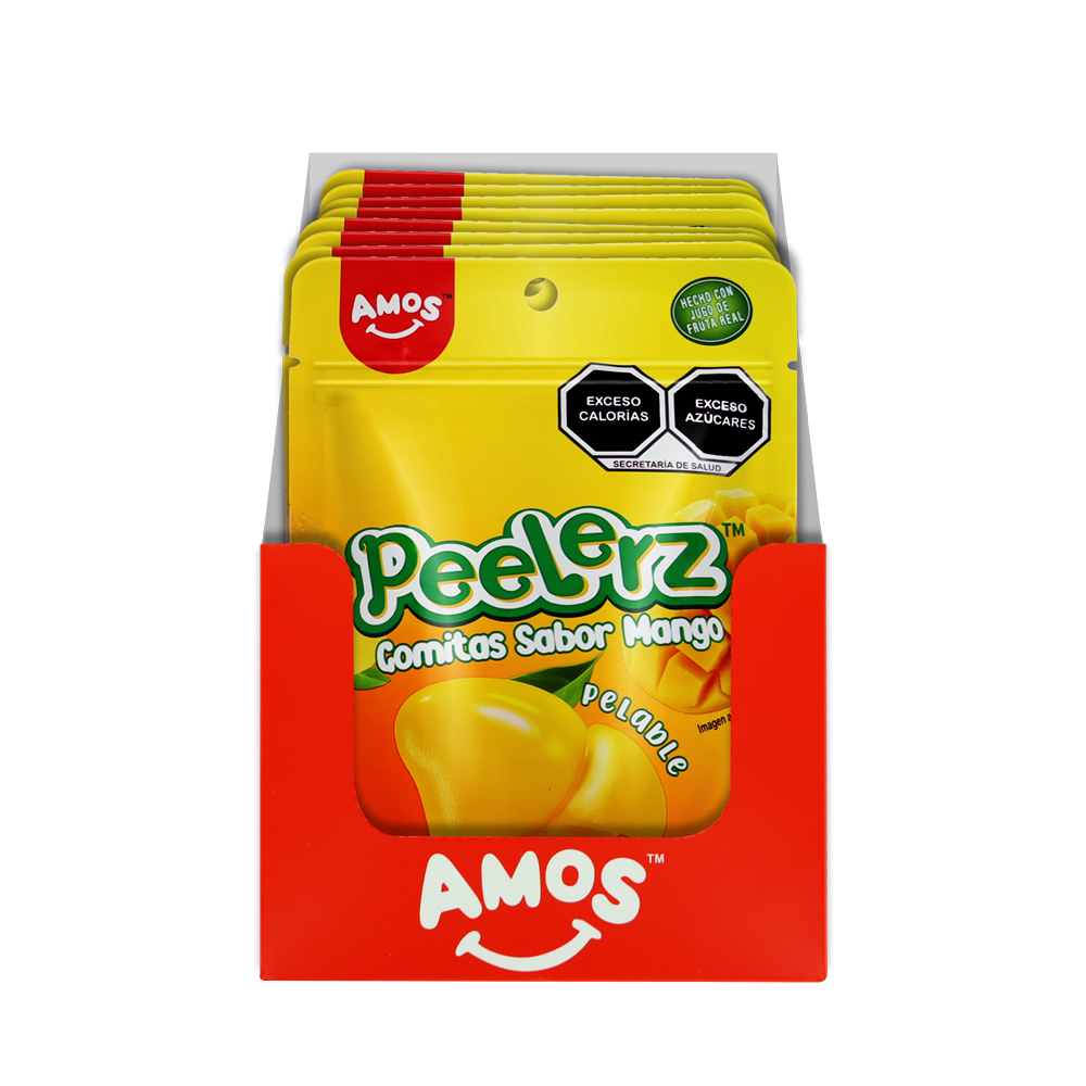 PEELERZ GOMITAS MANGO 6/8 PZA