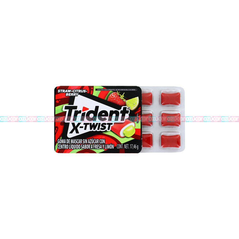 TRIDENT X TWIST FRESA LIMON 18/8