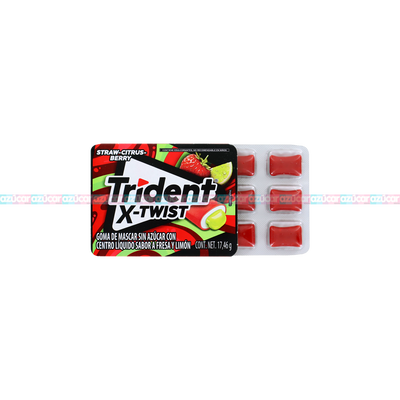TRIDENT X TWIST FRESA LIMON 18/8