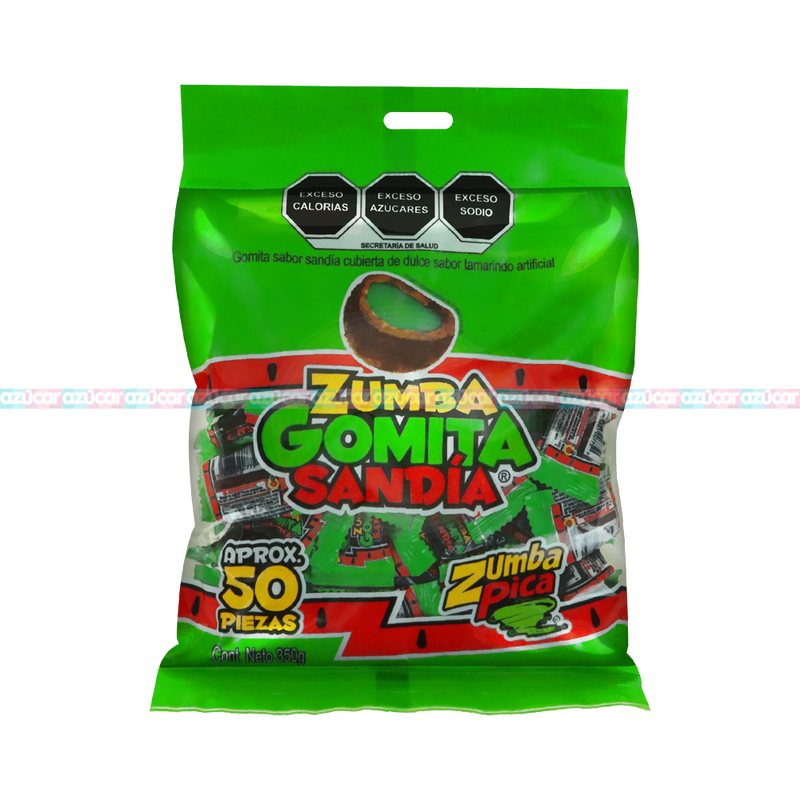 ZUMBA GOMITA SANDIA 24/50PZA