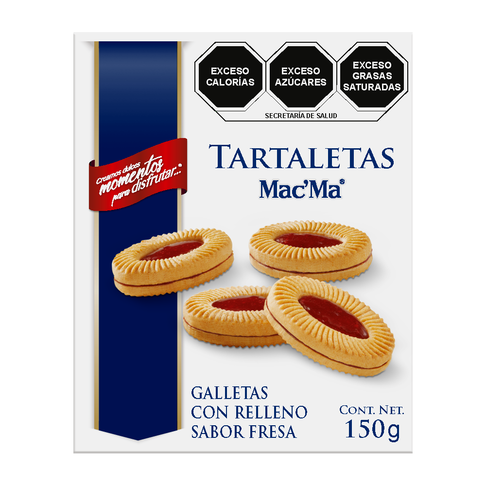 TARTALETAS FRESA 12/150G