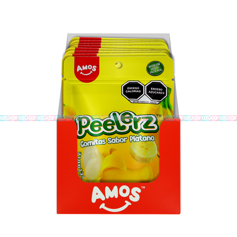 PEELERZ GOMITAS PLATANO 6/8 PZA