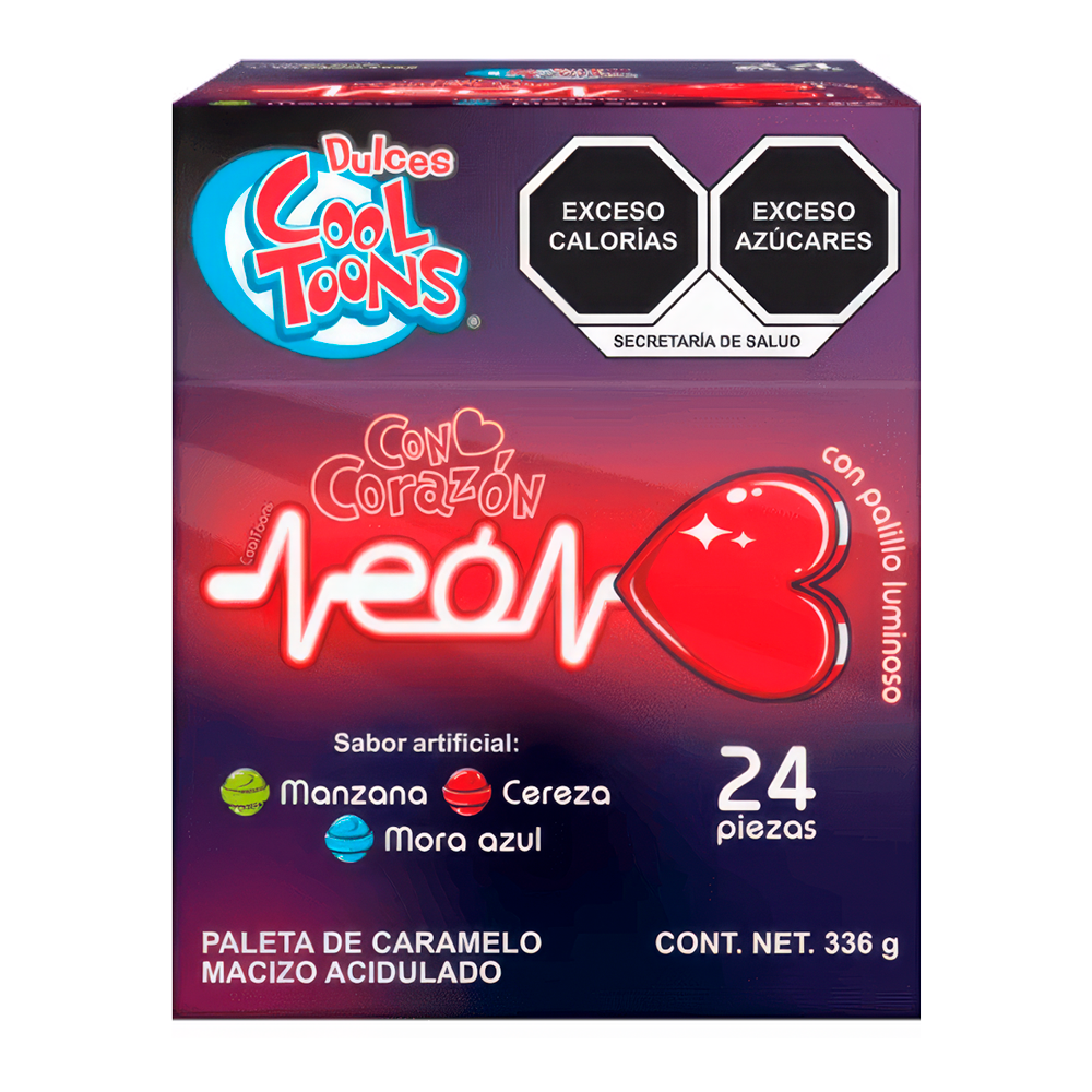 PAL.CORAZON NEON 24/24