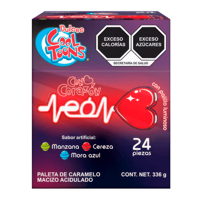PAL.CORAZON NEON 24/24