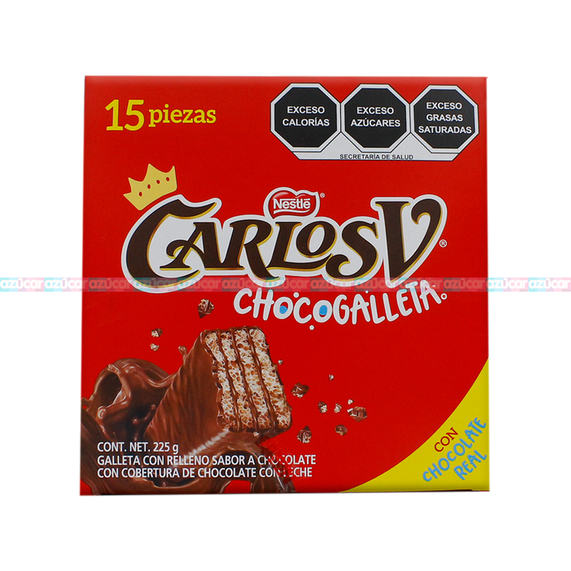 CARLOS V SNACK GALLETA 8/15